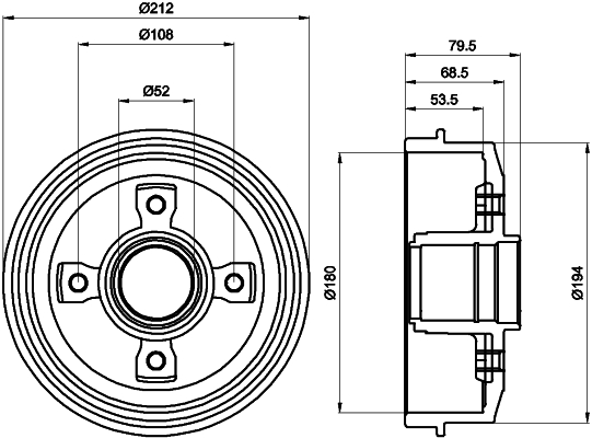 Textar Remtrommel 94011900