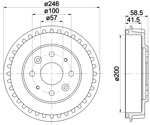 Textar Remtrommel 94028700