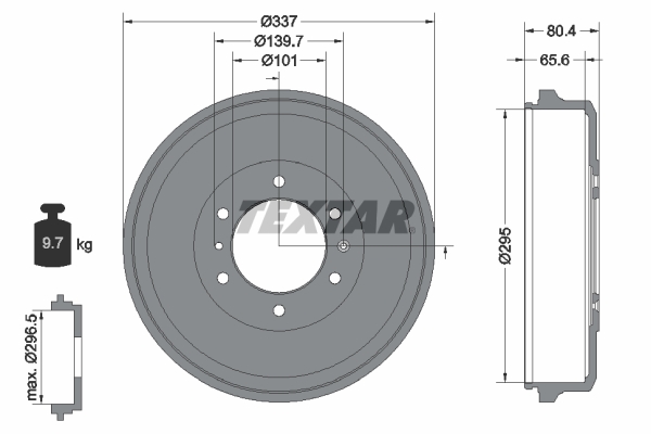 Textar Remtrommel 94039400