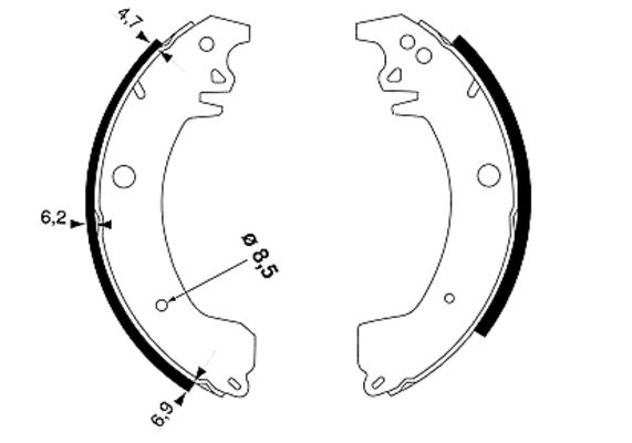 Textar Remschoen set 91029700