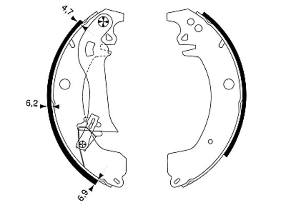 Textar Remschoen set 91049900