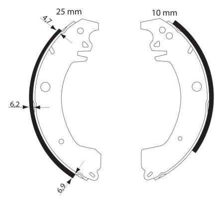 Textar Remschoen set 91064300