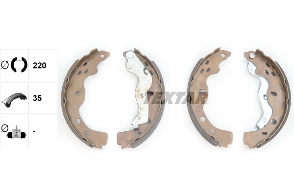 Textar Remschoen set 91067500