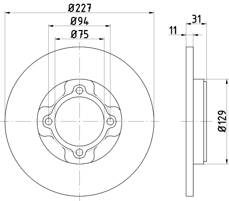 Textar Remschijven 92028200