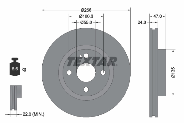 Textar Remschijven 92103100