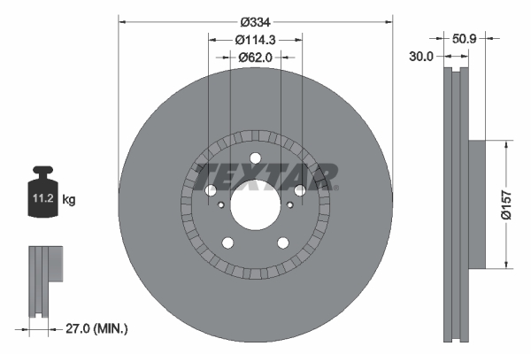 Textar Remschijven 92147903