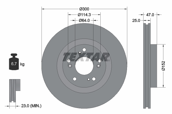 Textar Remschijven 92177903