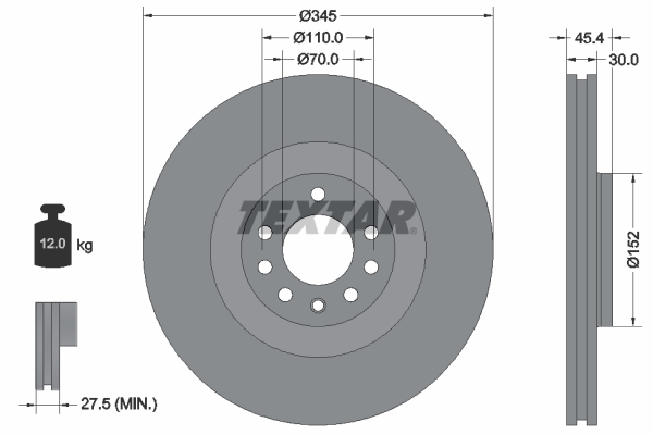 Textar Remschijven 92242403