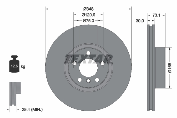 Textar Remschijven 92320405