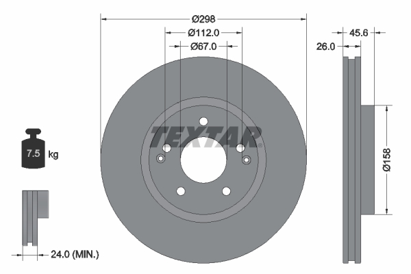 Textar Remschijven 92322903