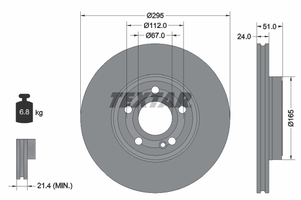 Textar Remschijven 92323505