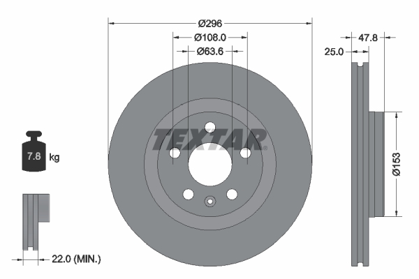 Textar Remschijven 92323905