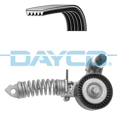 Dayco Poly V-riemen kit KPV395