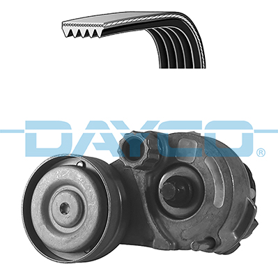 Dayco Poly V-riemen kit KPV407