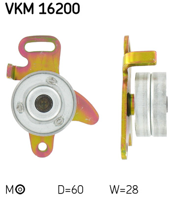 SKF Spanrol distributieriem VKM 16200
