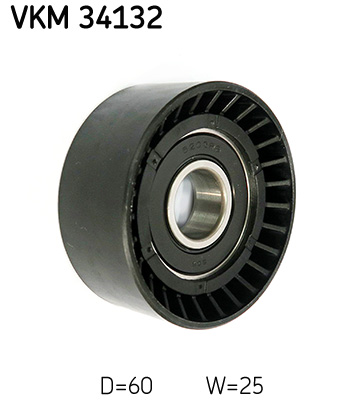 SKF Geleiderol (poly) V-riem VKM 34132