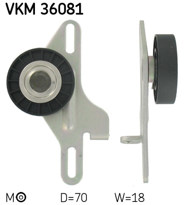 SKF Spanrol (poly) V-riem VKM 36081