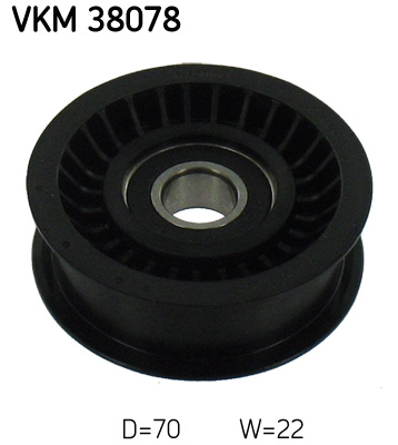 SKF Geleiderol (poly) V-riem VKM 38078