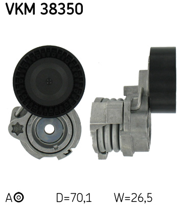 SKF Spanrol (poly) V-riem VKM 38350