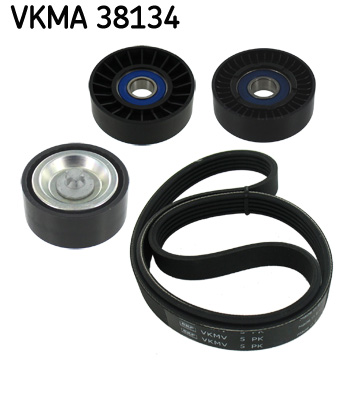 SKF Poly V-riemen kit VKMA 38134