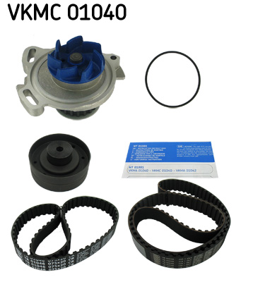 SKF Distributieriem kit inclusief waterpomp VKMC 01040
