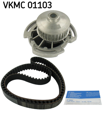 SKF Distributieriem kit inclusief waterpomp VKMC 01103
