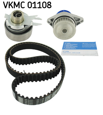 SKF Distributieriem kit inclusief waterpomp VKMC 01108