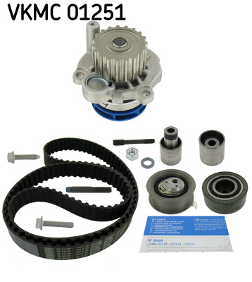 SKF Distributieriem kit inclusief waterpomp VKMC 01251