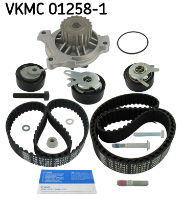SKF Distributieriem kit inclusief waterpomp VKMC 01258-1