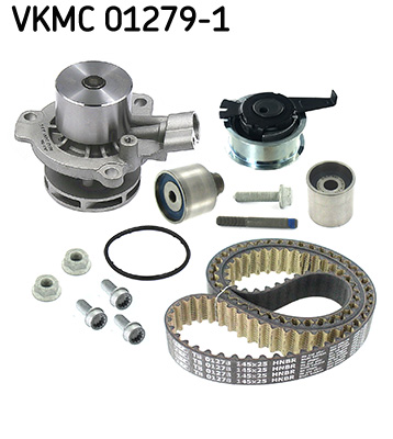 SKF Distributieriem kit inclusief waterpomp VKMC 01279-1