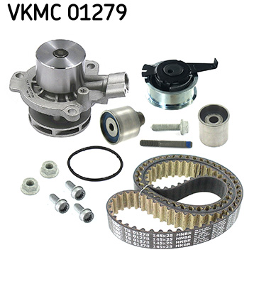 SKF Distributieriem kit inclusief waterpomp VKMC 01279