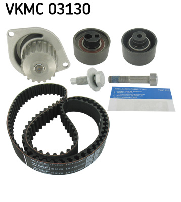 SKF Distributieriem kit inclusief waterpomp VKMC 03130