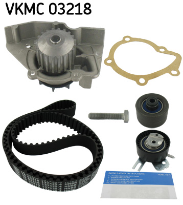 SKF Distributieriem kit inclusief waterpomp VKMC 03218