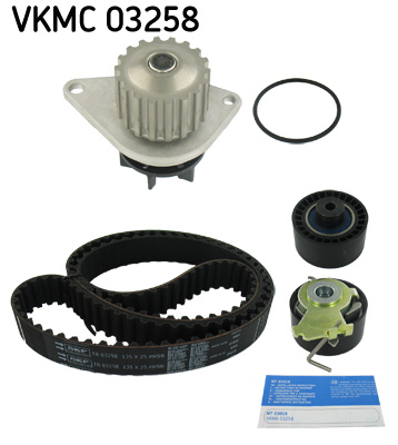 SKF Distributieriem kit inclusief waterpomp VKMC 03258
