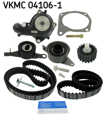 SKF Distributieriem kit inclusief waterpomp VKMC 04106-1