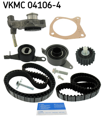 SKF Distributieriem kit inclusief waterpomp VKMC 04106-4
