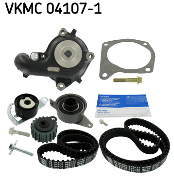 SKF Distributieriem kit inclusief waterpomp VKMC 04107-1