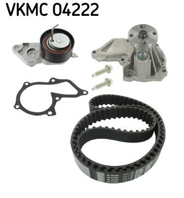 SKF Distributieriem kit inclusief waterpomp VKMC 04222