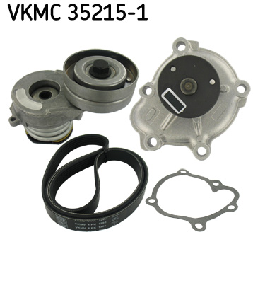 SKF Poly V-riemen kit inclusief waterpomp VKMC 35215-1