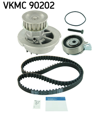 SKF Distributieriem kit inclusief waterpomp VKMC 90202