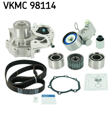 SKF Distributieriem kit inclusief waterpomp VKMC 98114