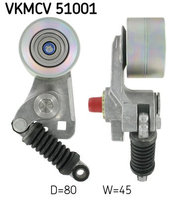 SKF Spanrol (poly) V-riem VKMCV 51001