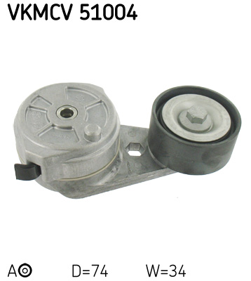SKF Spanrol (poly) V-riem VKMCV 51004
