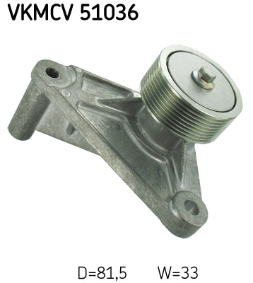 SKF Geleiderol (poly) V-riem VKMCV 51036