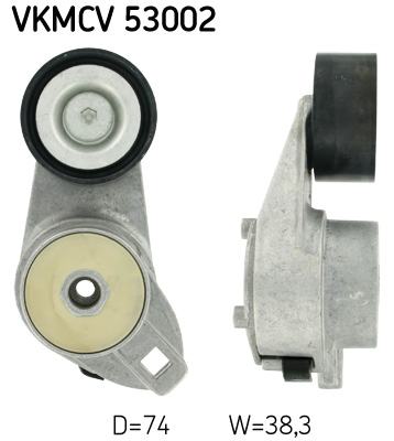 SKF Spanrol (poly) V-riem VKMCV 53002