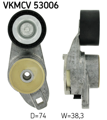 SKF Spanrol (poly) V-riem VKMCV 53006