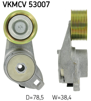 SKF Spanrol (poly) V-riem VKMCV 53007