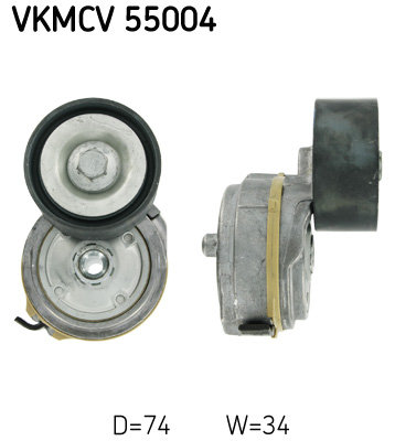 SKF Spanrol (poly) V-riem VKMCV 55004