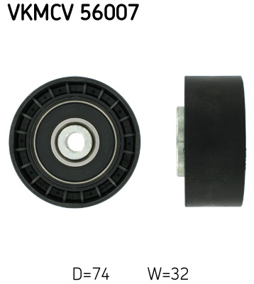 SKF Geleiderol (poly) V-riem VKMCV 56007