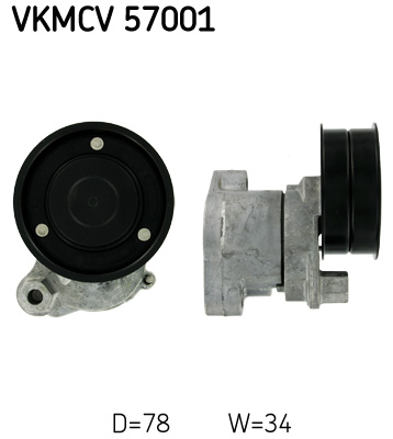 SKF Spanrol (poly) V-riem VKMCV 57001
